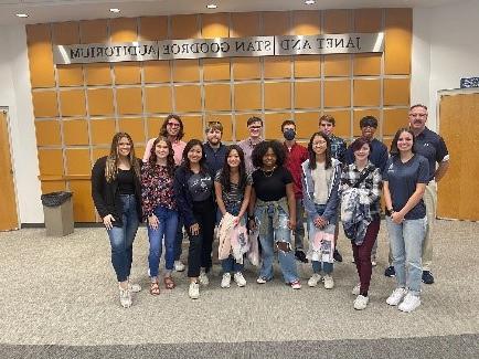 High School Business Recruitment group photo - Heritage High School students at Dalton Campus